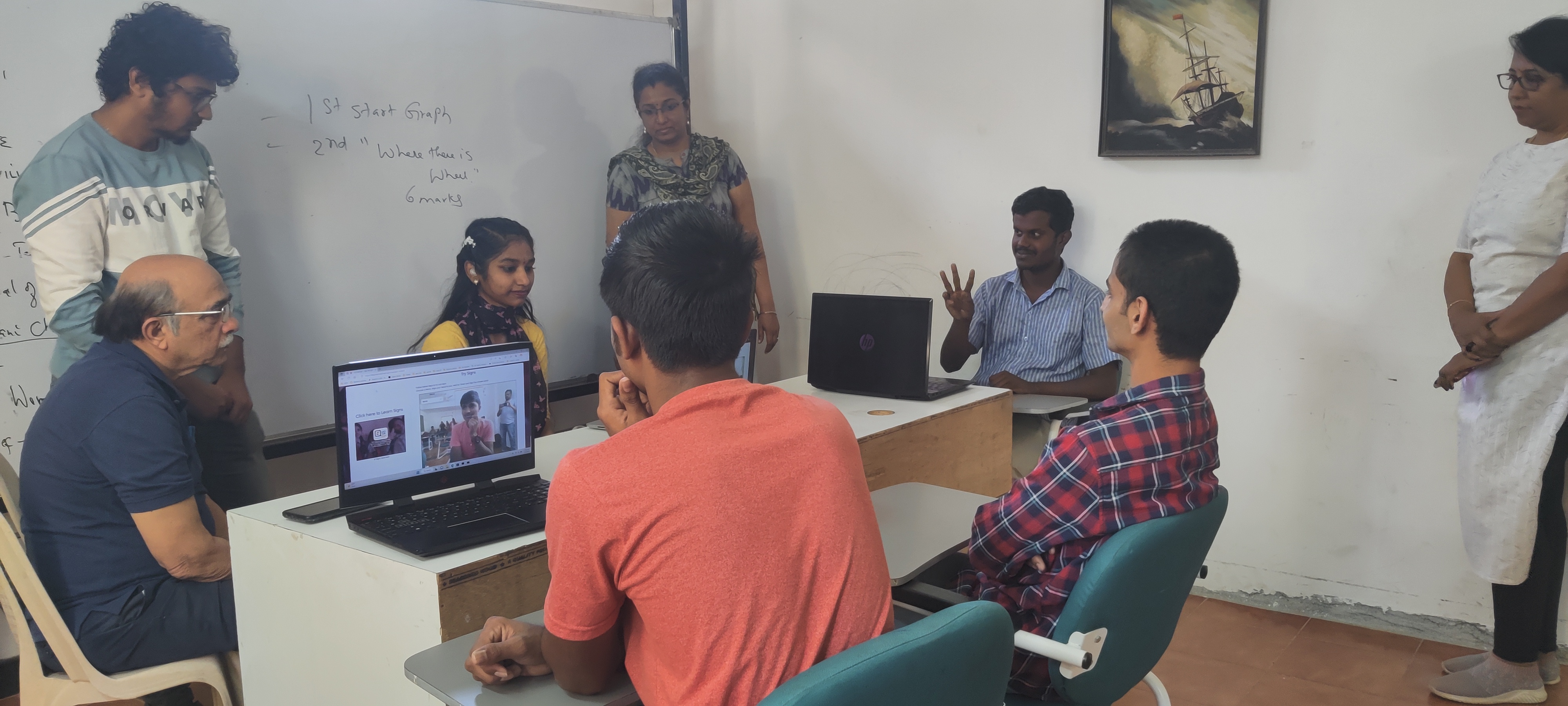 6. Oceanik College - Sign Recognition Testing, Bengaluru